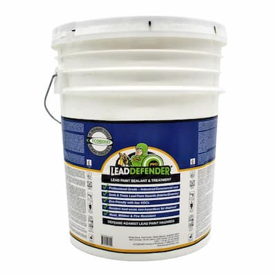 Lead Defender PRO 5-Gal Off White Flat Lead Based Paint Treatment and Sealant