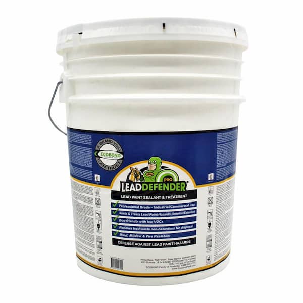 ECOBOND LBP Lead Defender PRO 5-Gal Off White Flat Lead Based Paint Treatment and Sealant