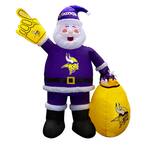 logobrands 7 ft. Atlanta Falcons Santa Clause Yard Inflatable 602-100-SC