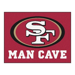 San Francisco 49ers Red Man Cave 3 ft. x 4 ft. Area Rug