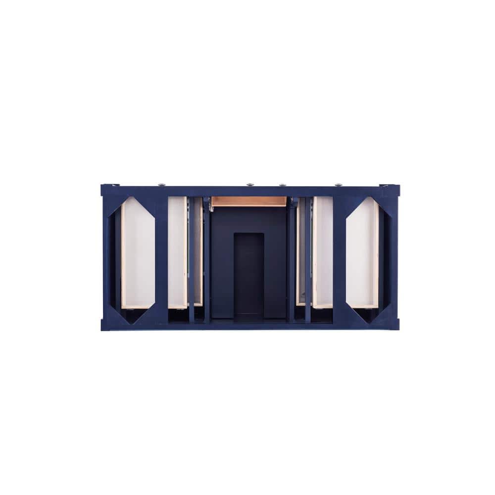 Victory Blue 47" Solid Wood Single Vanity Base