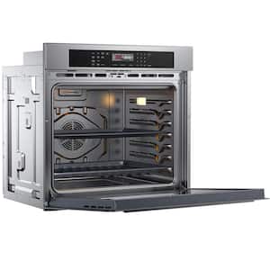 30 in. Single Electric Wall Oven Self-Cleaning With Convection and Touch Panel in Stainless Steel