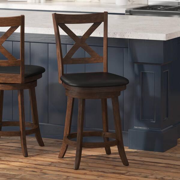 Oak and discount black bar stools