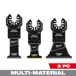 Multi-Tool Oscillating Multi-Material Cutting Blade Kit (3-Piece)