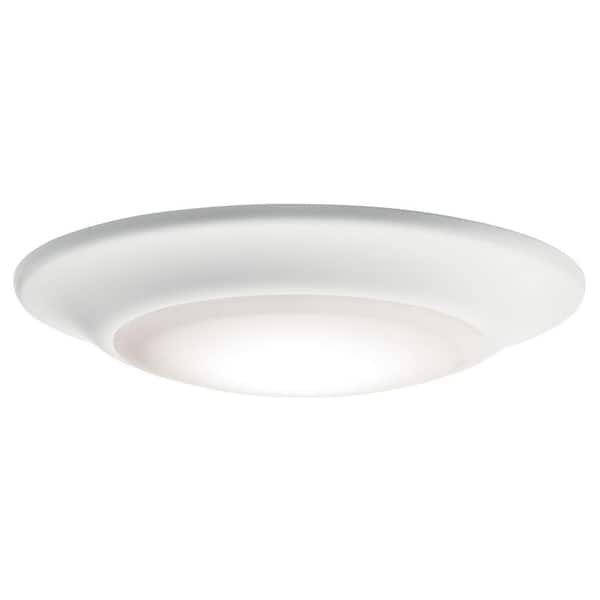 KICHLER Downlight Gen I 6 in. 3000K White Integrated LED Flush Mount Ceiling Light