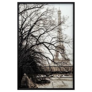 "Perspective In Paris" Black Frame Photography Wall Art 45 in. x 30 in.