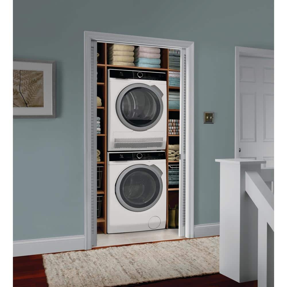 White 2.4 Cu. Ft. High Efficiency Front Load Washer with Steam