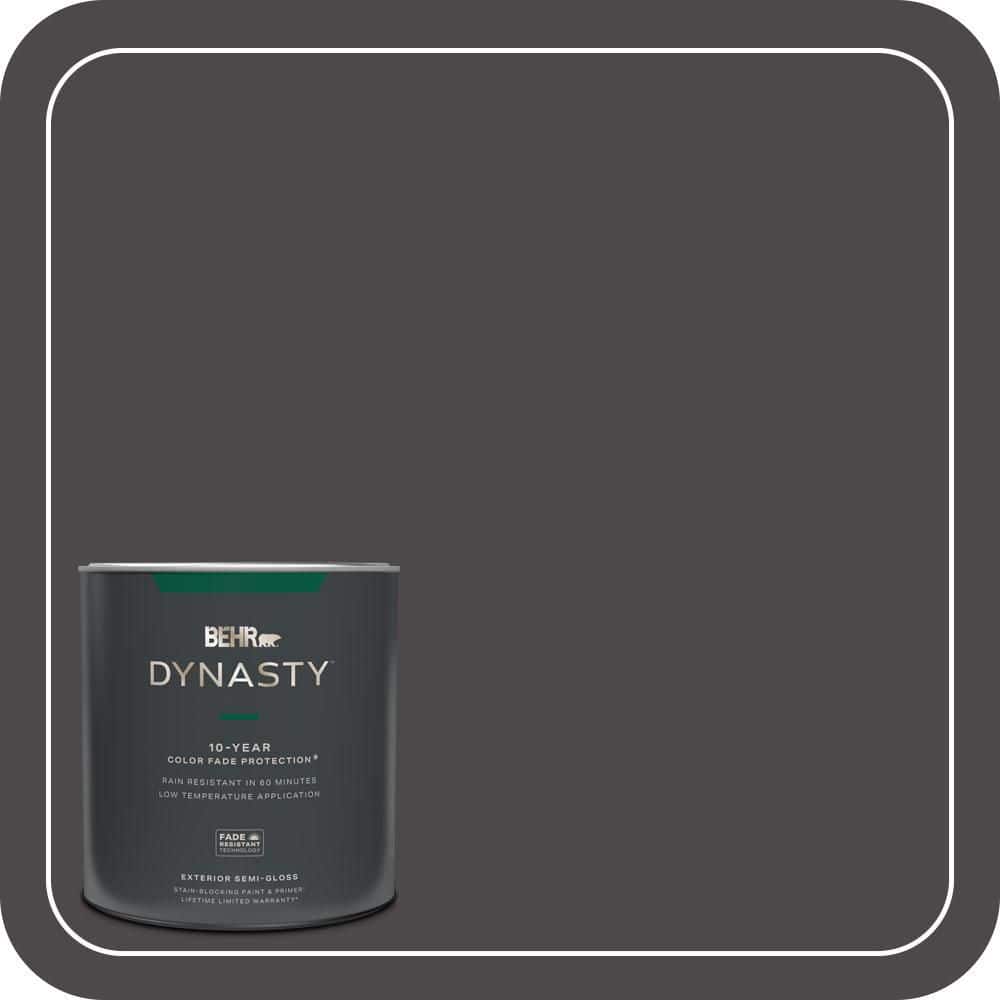 1 qt. #N530-7 Private Black Semi-Gloss Exterior Stain-Blocking Paint & Primer price history on PriceWatchPro