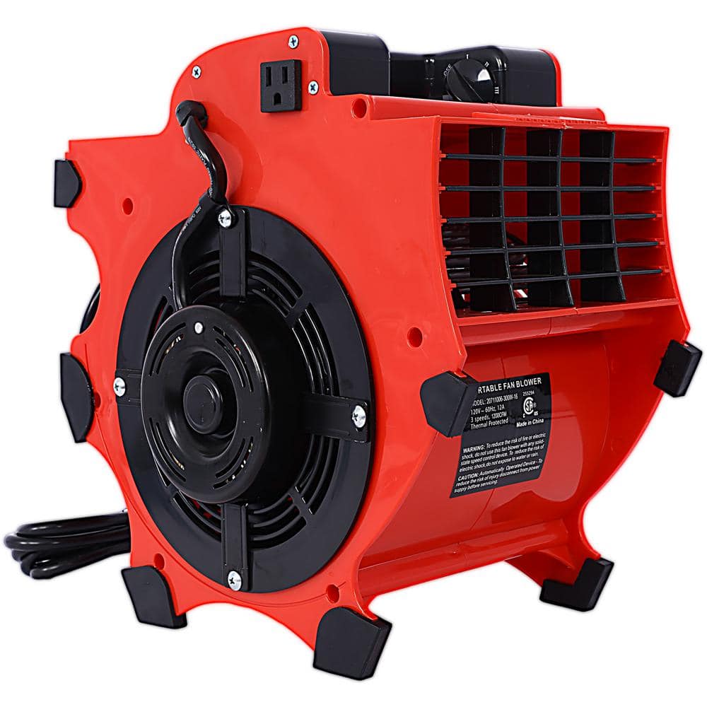 13.4 in. 1200 CFM 3-Speed Heavy-Duty Impact Resistant ABS Workforce Blower 