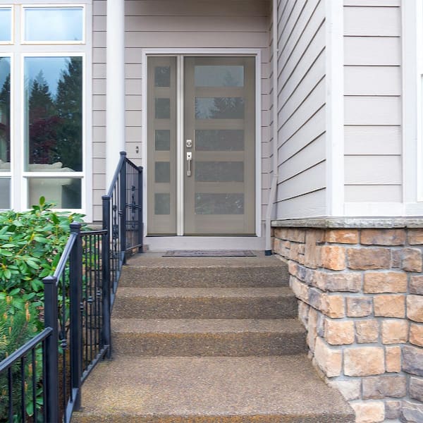 frosted glass porch