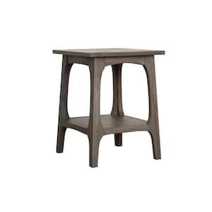 Sidney 20 in. Gray Acacia Wood End Table