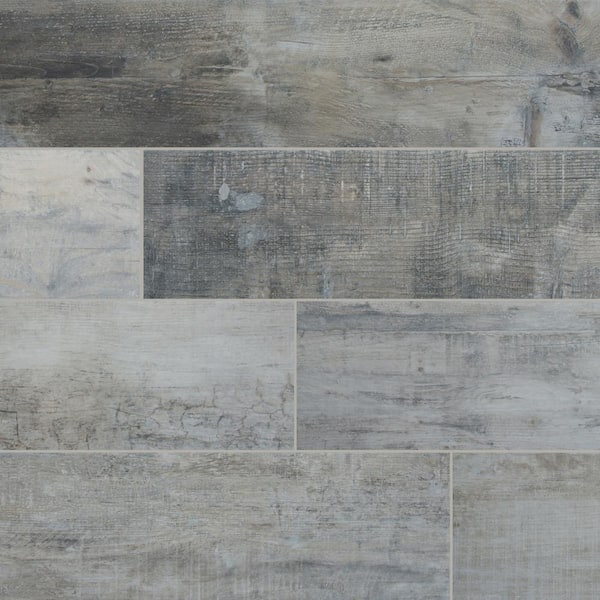 MSI Barnwood Natural 8 in. x 36 in. Matte Porcelain Floor and Wall Tile (14 sq. ft./Case)