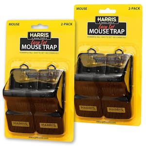 TOMCAT Press 'N Set Mouse Trap, Plastic, Spring-Loaded Mouse Killer with  Grab-Tab Pest Repellant Trap (2-Pack) 0360710PM - The Home Depot