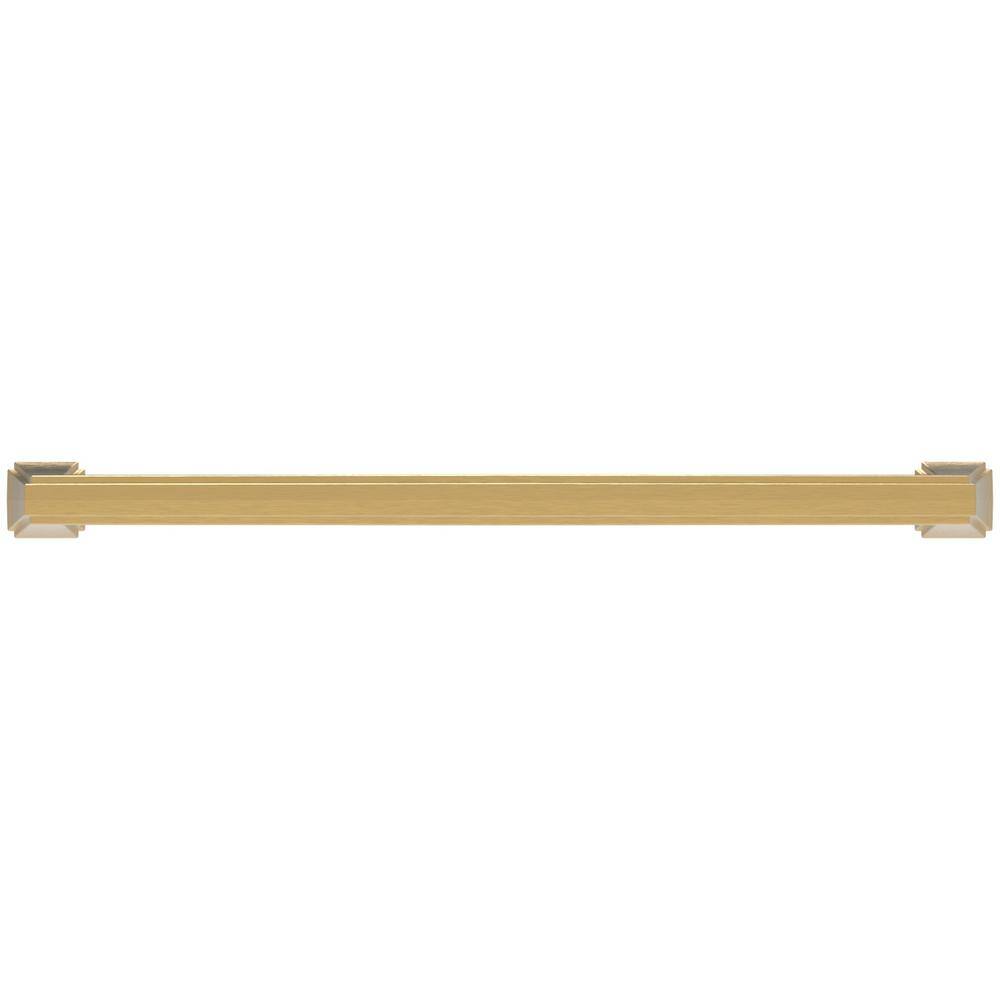 Brushed Golden Brass Modern Cabinet Drawer Pull Handle