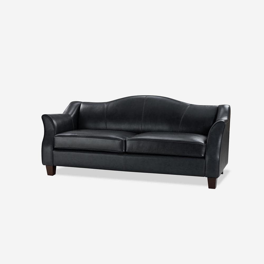 JAYDEN CREATION Miguel Traditional Black Genuine Leather