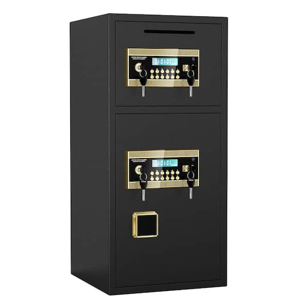 6.5 cu.ft. Large Double-Door Coin-Operated Safe, Digital Security Safe with Fireproof and Waterproof Bag