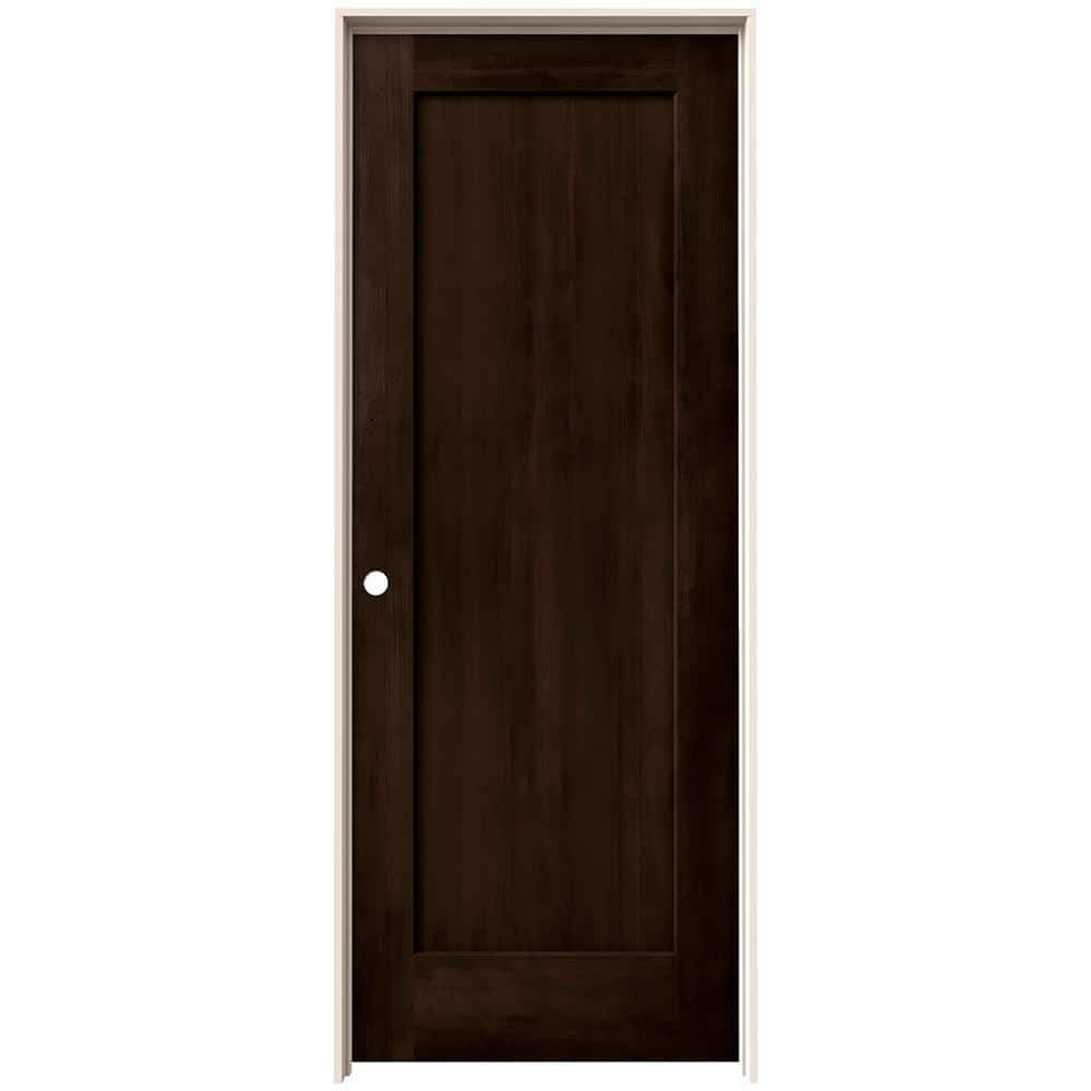 28 in. x 80 in. Madison Espresso Stain Right-Hand Solid Core Molded Composite MDF Single Prehung Interior Door price history on PriceWatchPro