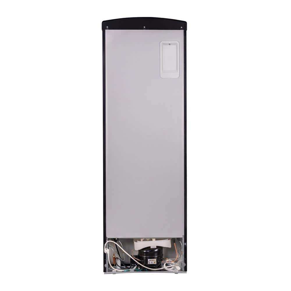 Black Retro Single Door Refrigerator with Frost Free Technology