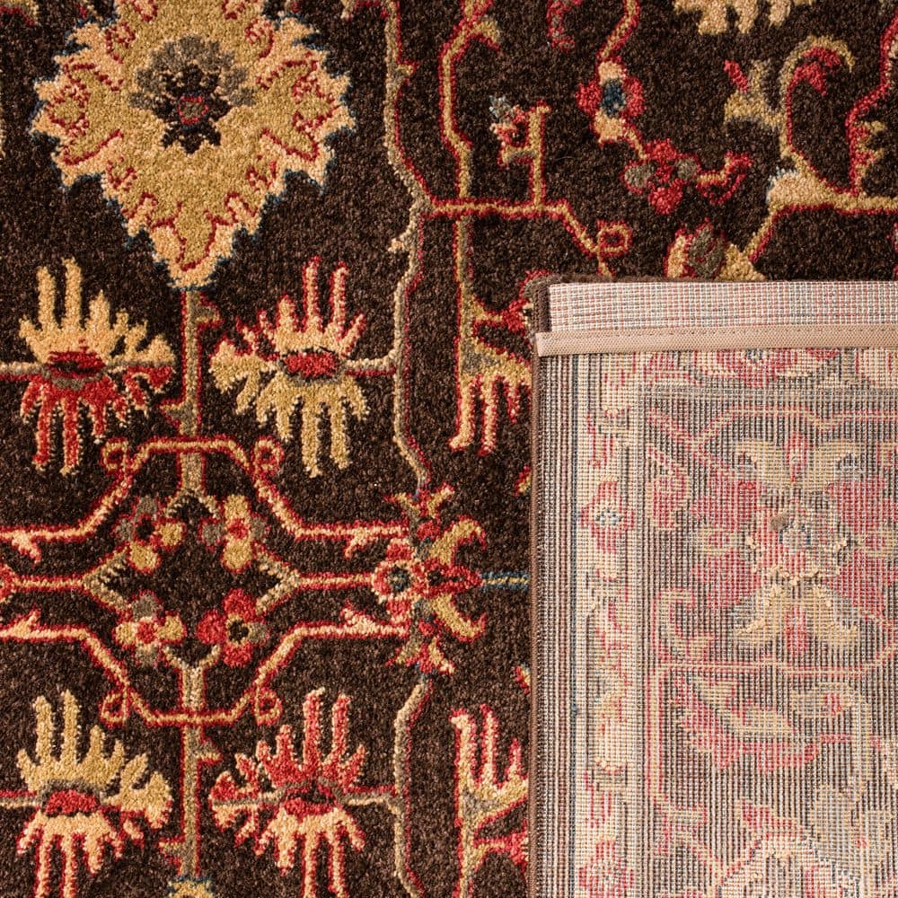 Elegant Safavieh Mahal 6'7" x 9'2" Rectangular Rug in Ruby Red