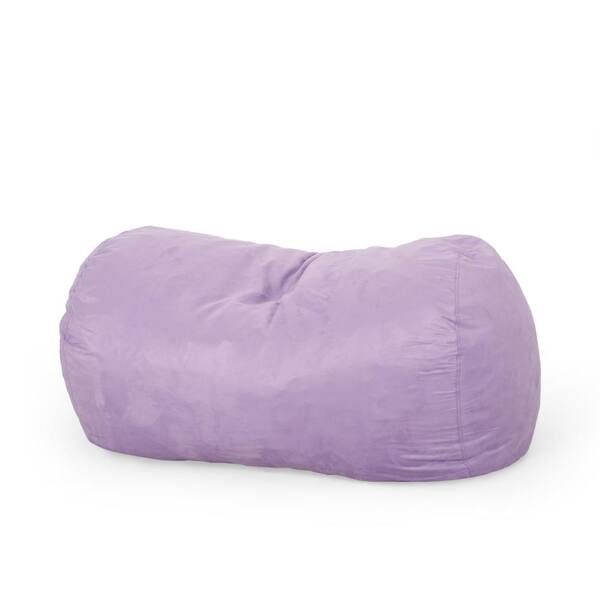 Noble House Picabo Lavender 6.5-Foot Bean Bag 94316 - The Home Depot