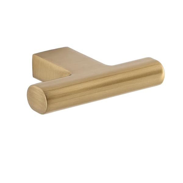 50-Pack Vail 2 in. (51 mm) Modern Satin Brass T-Shaped Cabinet Knob