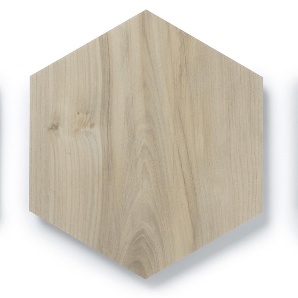 Lucida USA Snow White Solid 28-mil x 9-in W x 10-in L Waterproof Glue Down Luxury Vinyl Tile Flooring (12.25-sq ft/ Carton)