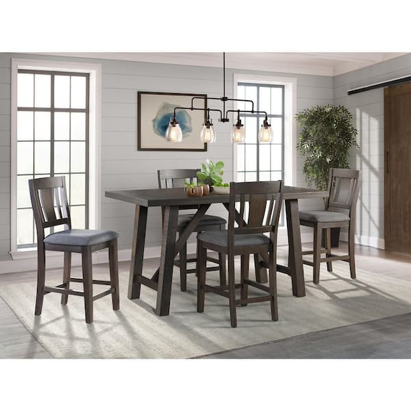 Dark gray kitchen deals table