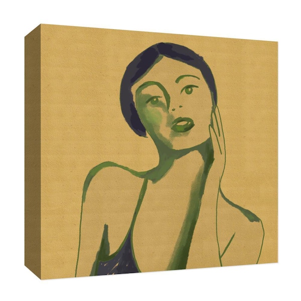 PTM Images ''Sepia Woman IV'' Canvas Abstract Wall Art 15 in. x 15 in.