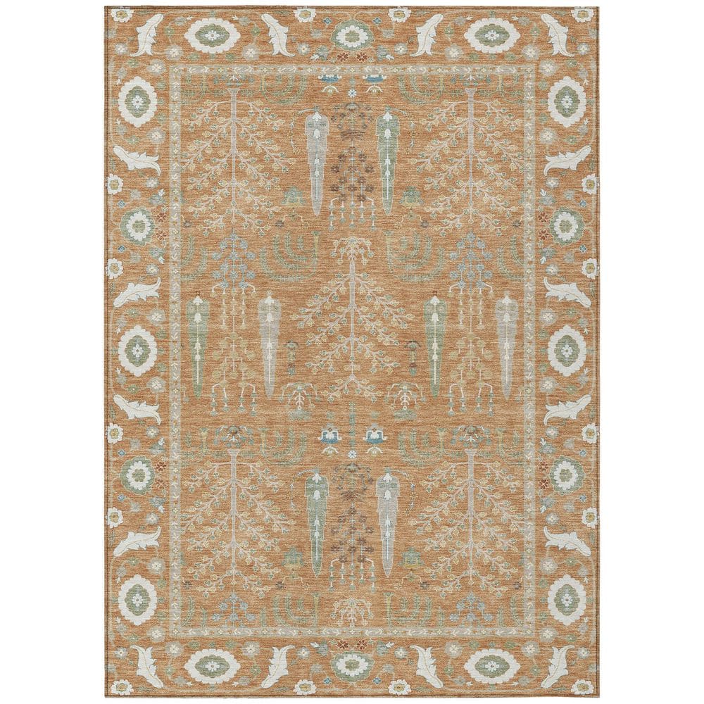Chantille Machine Washable Indoor/Outdoor Abstract ACN2819 Copper 9 ft. x 12 ft. Area Rug price history on PriceWatchPro
