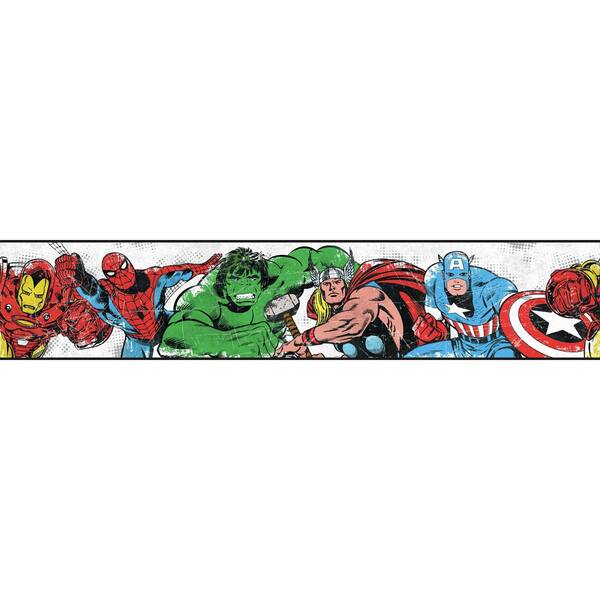 York Wallcoverings Disney Kids III Marvel Avengers Border