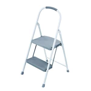 2-Step Steel Step Stool with 225 lb. Load Capacity Type II Duty Rating
