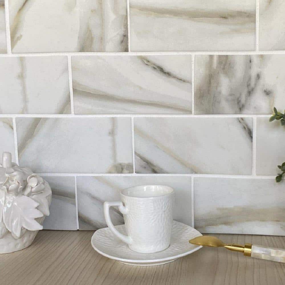 Apollo 11.5" Gray White Matte Recycled Glass Mosaic Tile
