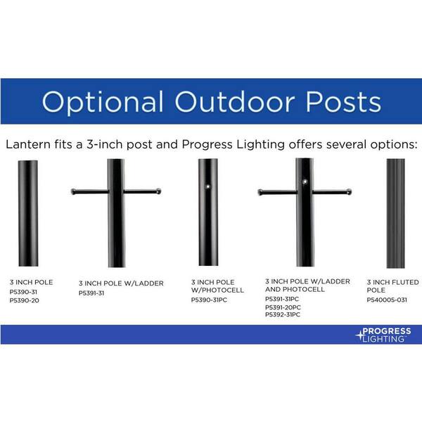 Progress Lighting Westport 100-Watt 16.25-in White Traditional Post Light Progress Lighting Westport 100-Watt 16.25-in White Traditional Post Light