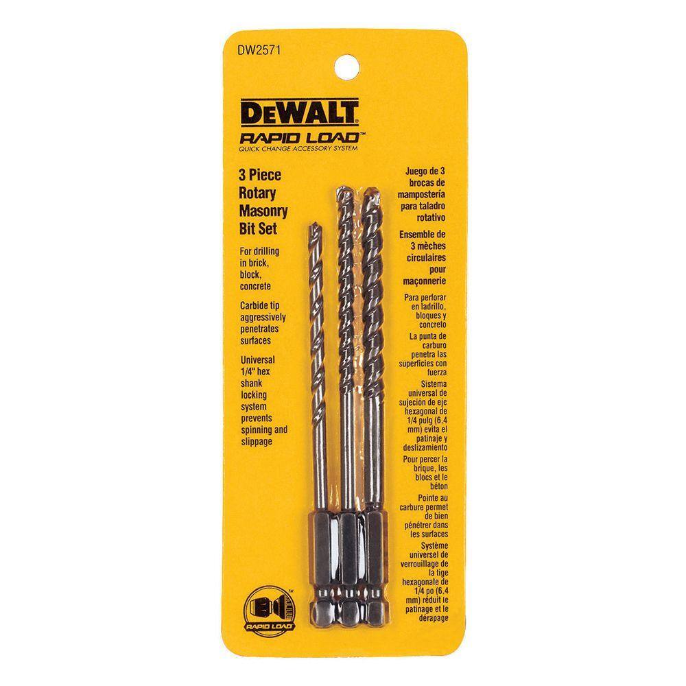 SDS Plus Rotary Hammer Drill Bit 7/8"x10" Carbide Tip For Concrete Masonry-5Pcs