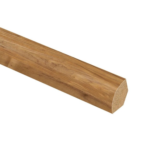 Rustic Maple Honeytone 5/8 in. Thick x 3/4 in. Wide x 94 in. Length Vinyl Quarter Round Molding