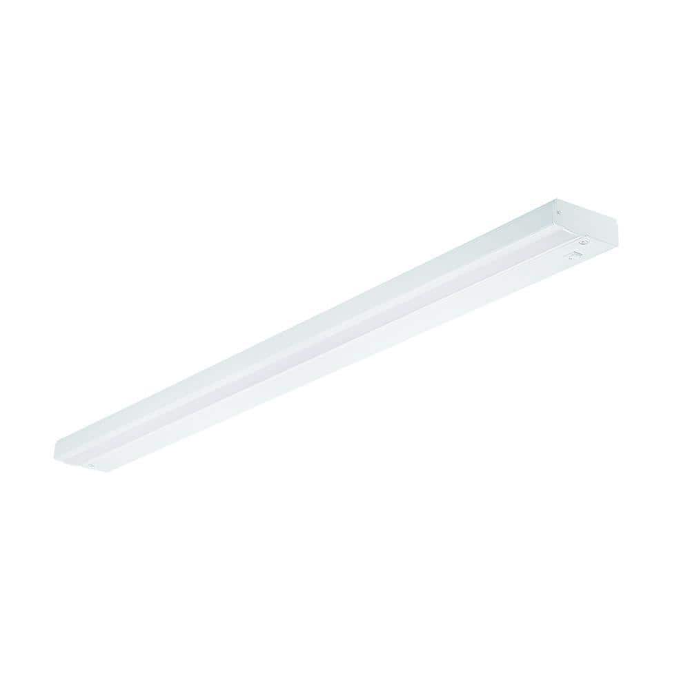 Direct Wire 36 in. LED White Under Cabinet Light 57005A-WH The Home Depot