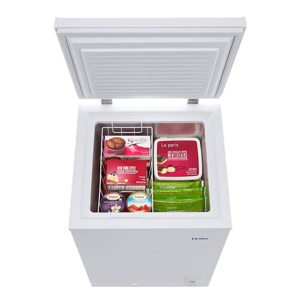 Haier 3.5 cu. ft. Chest Freezer in White HFC3501ACW - The Home Depot