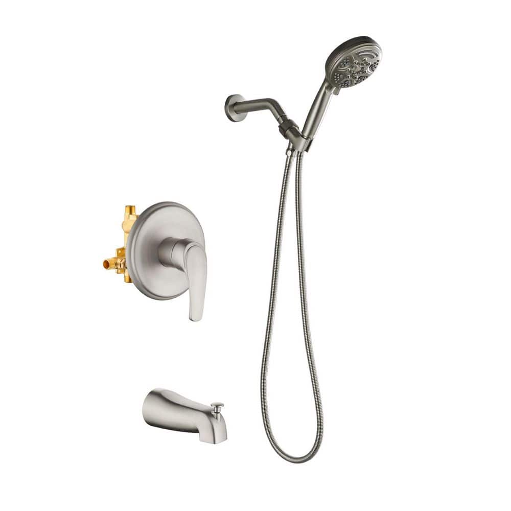 Heemli Rain Single Handle 9-Spray Tub Shower Faucet Handheld Combo