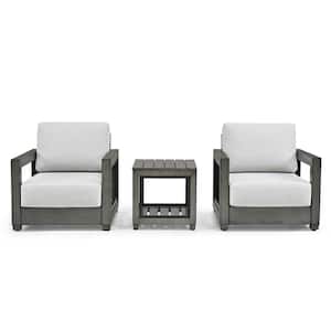Pure Form 3-Piece Aluminum Conversation Seating Set