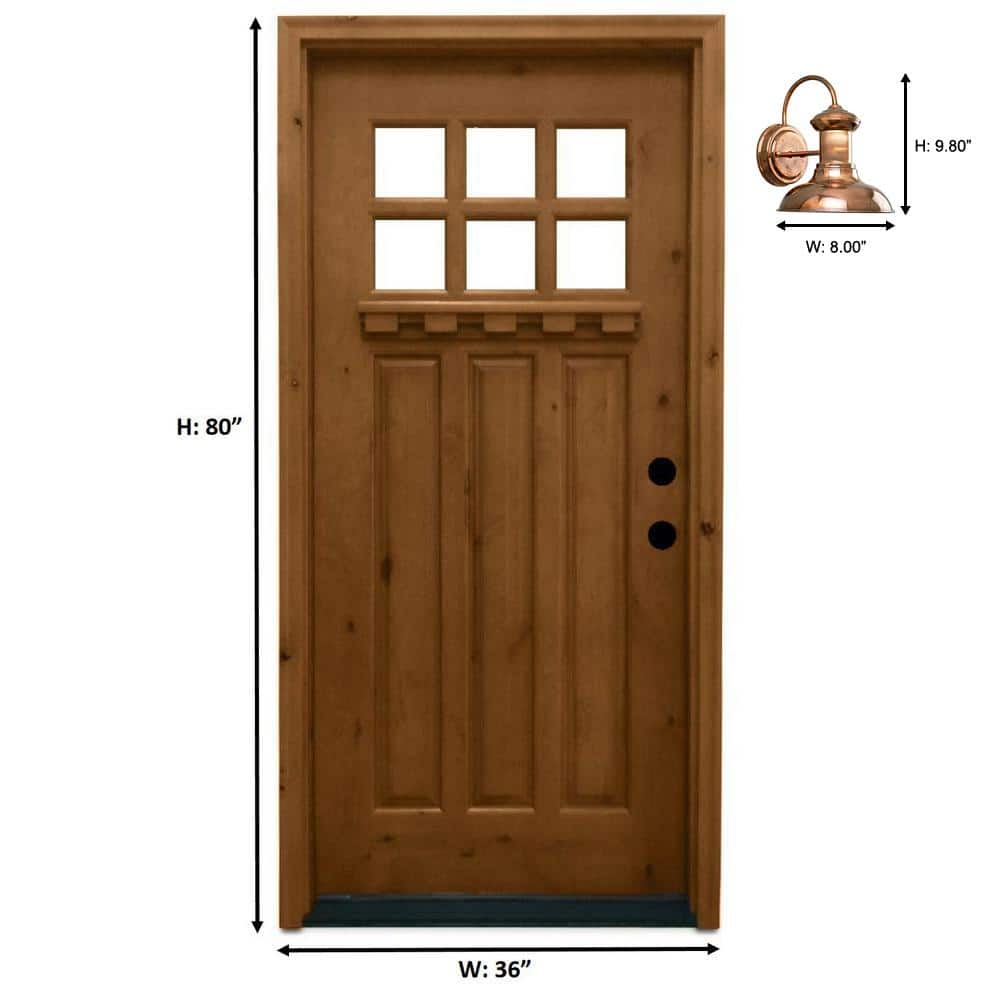 Copper Dimmable Vintage Lantern Wall Sconce