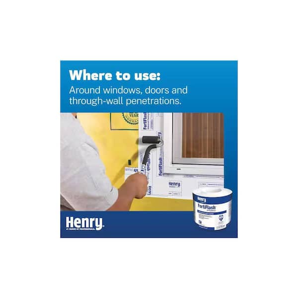 Henry 4 in x 75 ft Fortiflash Fusion Flashing FFMFFF929 - The Home