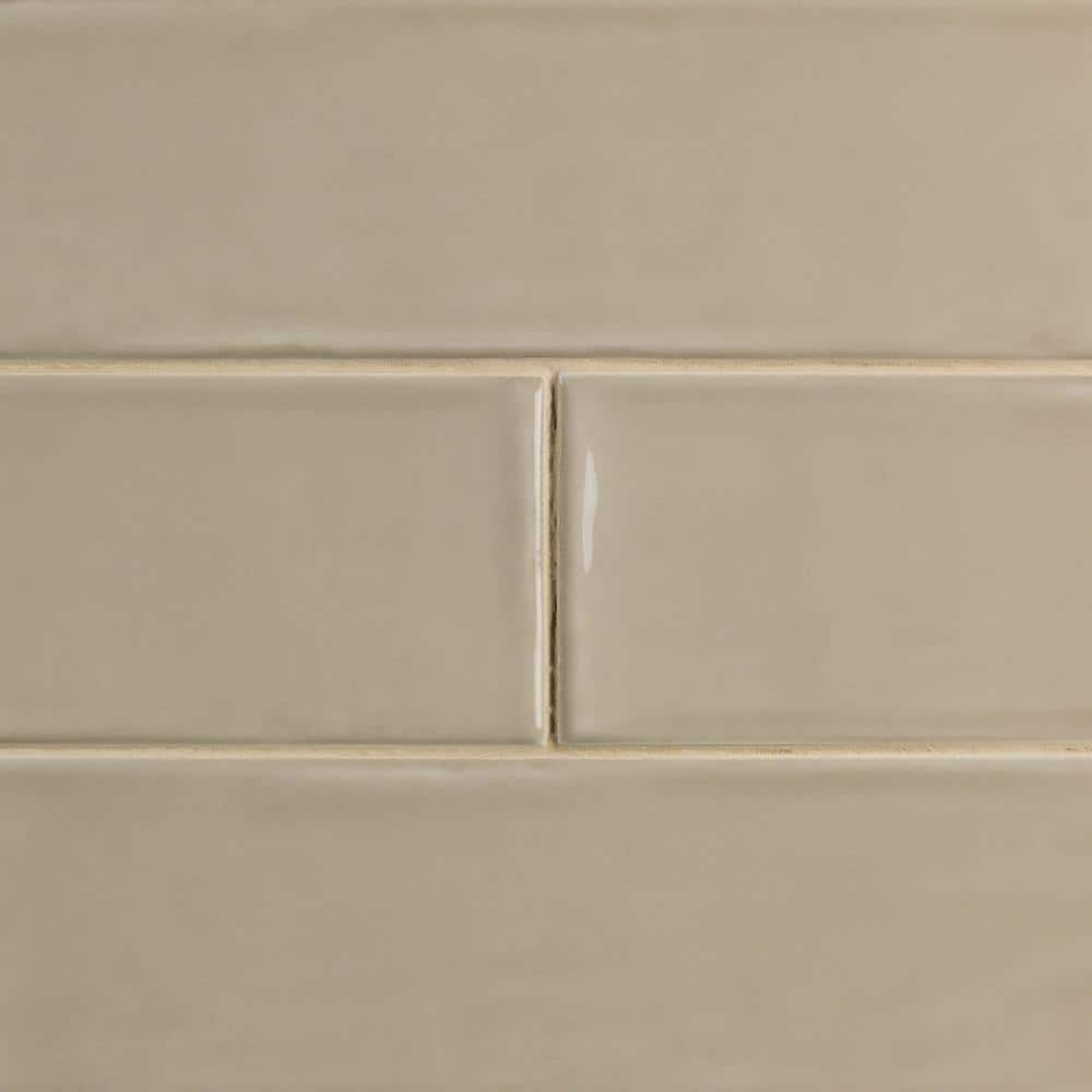 Bolton 3'' x 12'' Polished Beige Ceramic Subway Tile