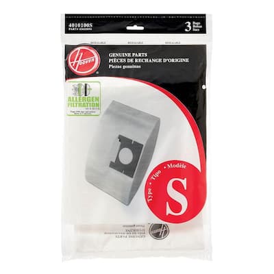 Type S Allergen Filtration Bags (3-Pack)