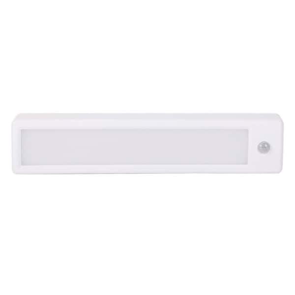 10 in. Battery Powered 5000K White Integrated LED Under Cabinet Bar Light, Motion Sensor, Batteries Included, 1-Pack