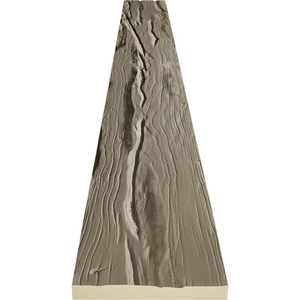 Champagne Mist Faux Wood Beam Plank, 4" x 8'