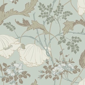 Gwendolyn Blue And Suede Wallpaper