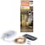 10 ft. 30-Light Copper Wire Warm White USB or Battery Operated Fairy String Light with Remote and 8 Clips