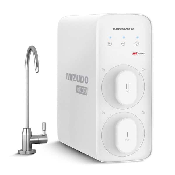 Pureflo 8-Stage Under Sink Tankless Reverse Osmosis Water Filtration System 400 GPD with Faucet, NSF Certified
