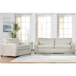 New Classic Furniture Kylo 2-piece Natural Polyester Living Room Set with Couch and Oversized Chair