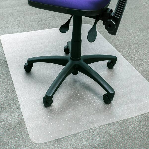 Advantagemat Vinyl Lipped Chair Mat for Hard Floor - 36 x 48